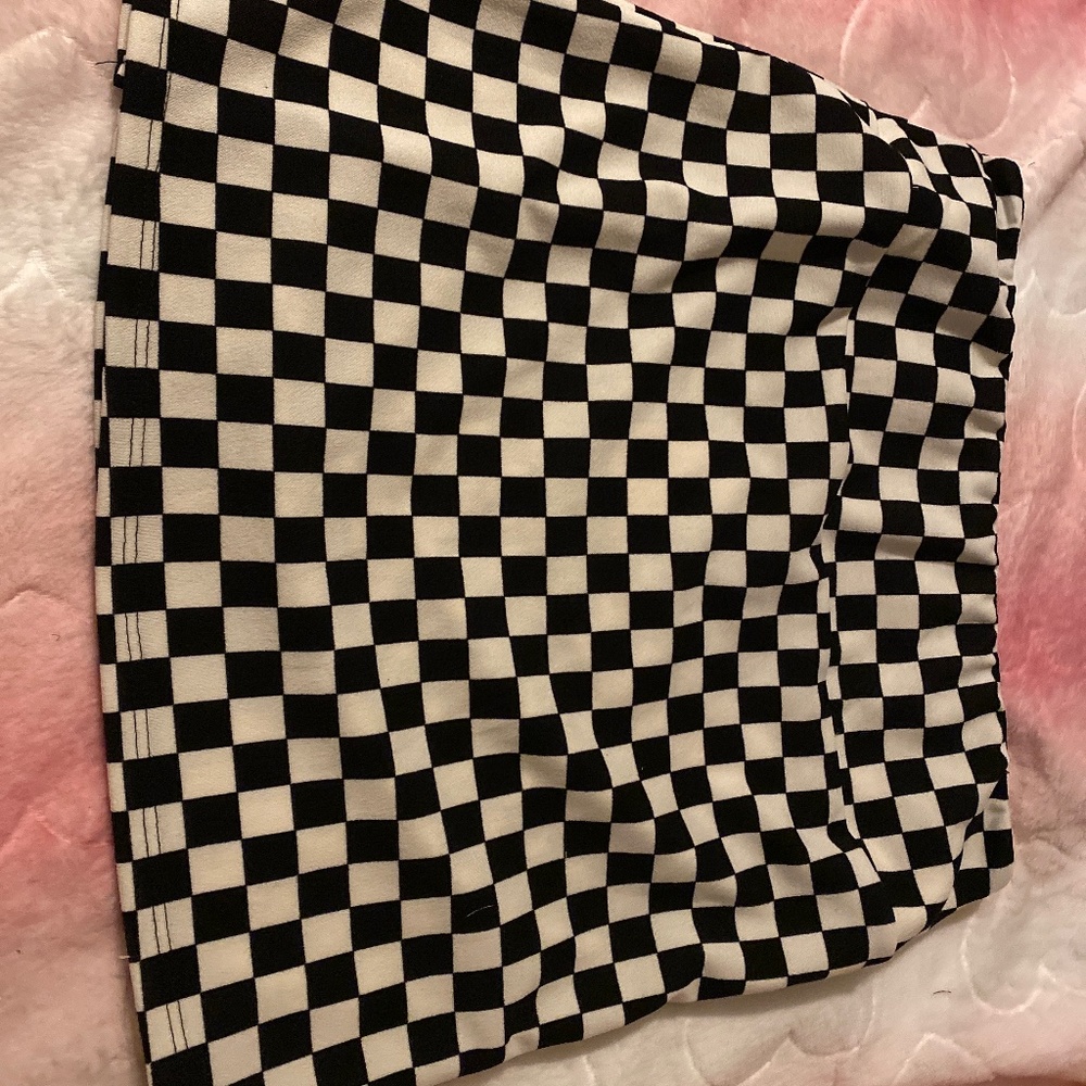 Checkered skirt